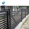 Aluminum Horizontal Slat Residential Garden Fence with modern design for home and garden